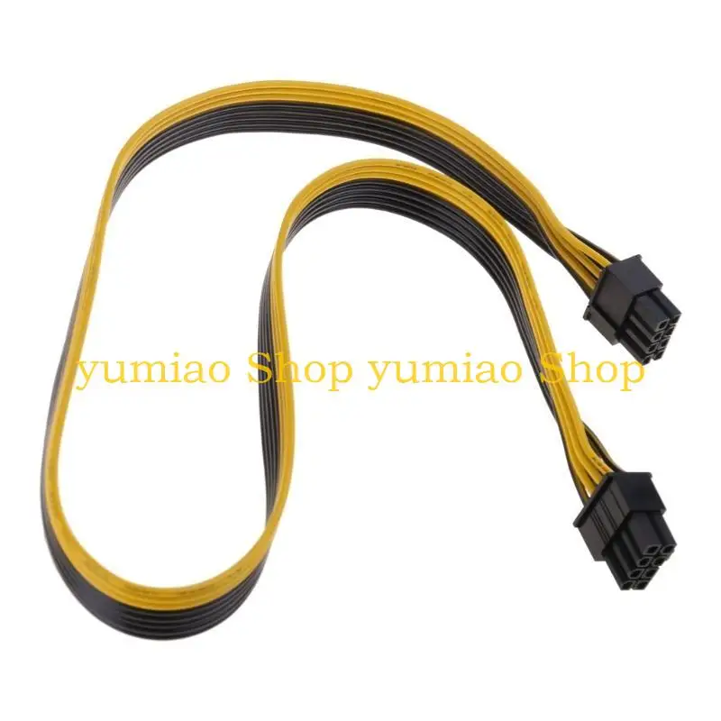 587b 8pin a 8 pin (6+2) GPU 8pin Power Splitter Graphics Tarjeta Cable 60 - imagen 2