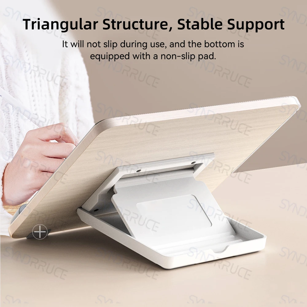 Soporte ajustable para tableta y portátil, accesorio de dibujo para iPad Pro, Xiaomi, Samsung, Lenovo - imagen 3