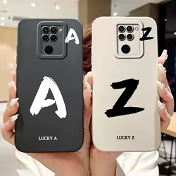 Para Xiaomi Redmi Note 9 Pro funda bonita con letras de la suerte funda trasera suave TPU mate funda de teléfono para Redmi Note 9 Pro Max Note9 9S Shell