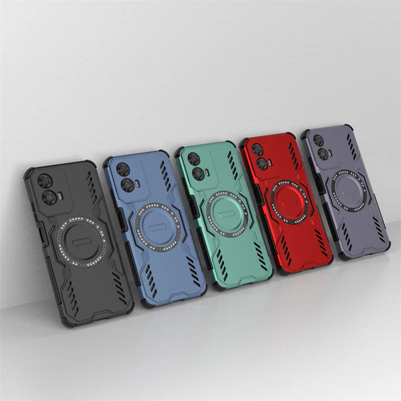 Para Motorola Moto G34 Funda Moto G34 Funda disipación de calor carga inalámbrica magnética Fundas protectoras para teléfono en Moto G34 Funda - imagen 2