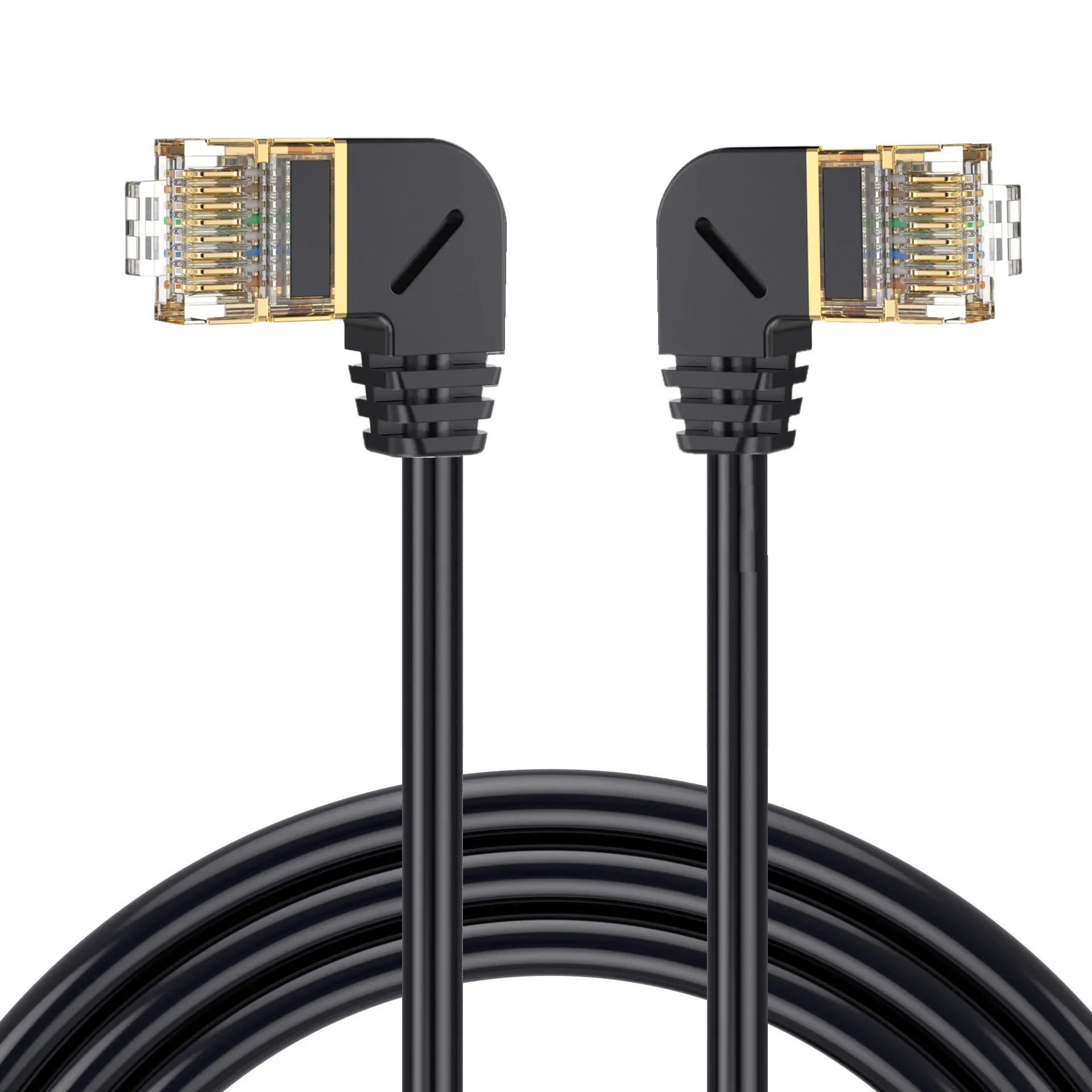 Cable ultrafino instalado detrás de un televisor