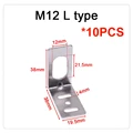 M12 L type10PCS