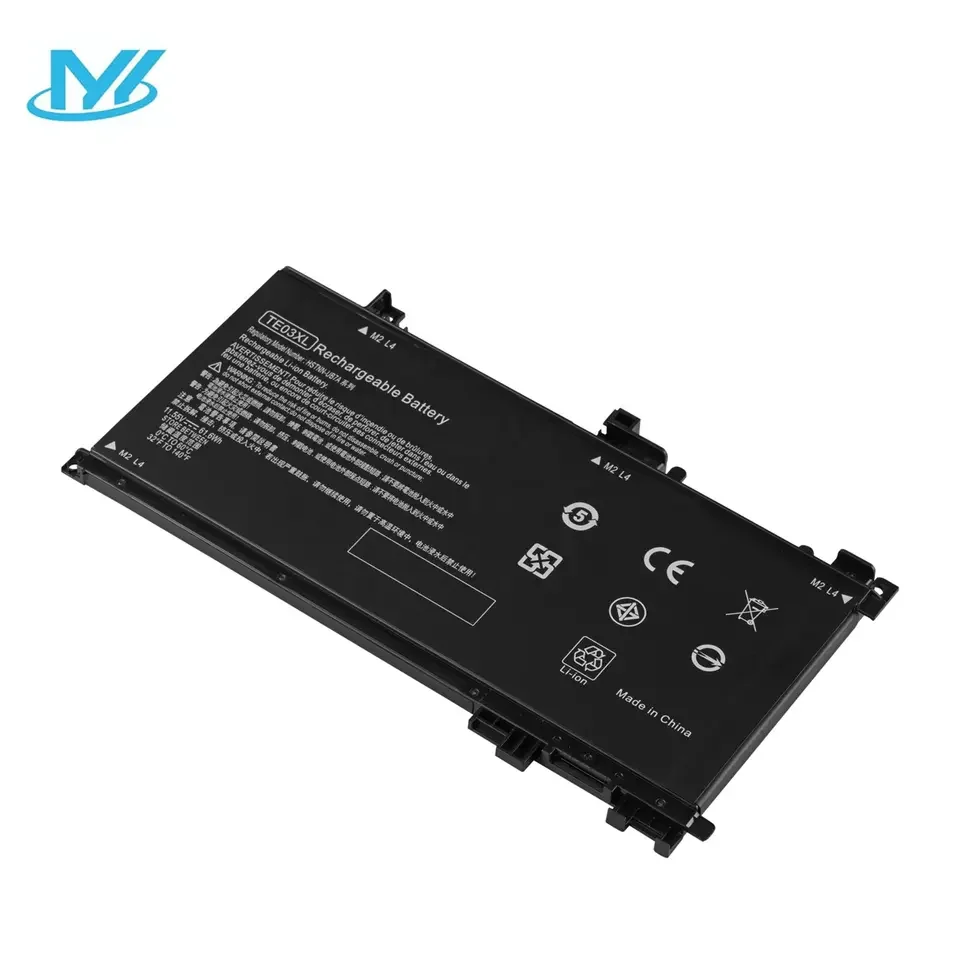 Batería de repuesto TE03XL para ordenador portátil, pila de 4600MAH para HP Notebook Pavilion 15-BC200NI 15-BC310ND