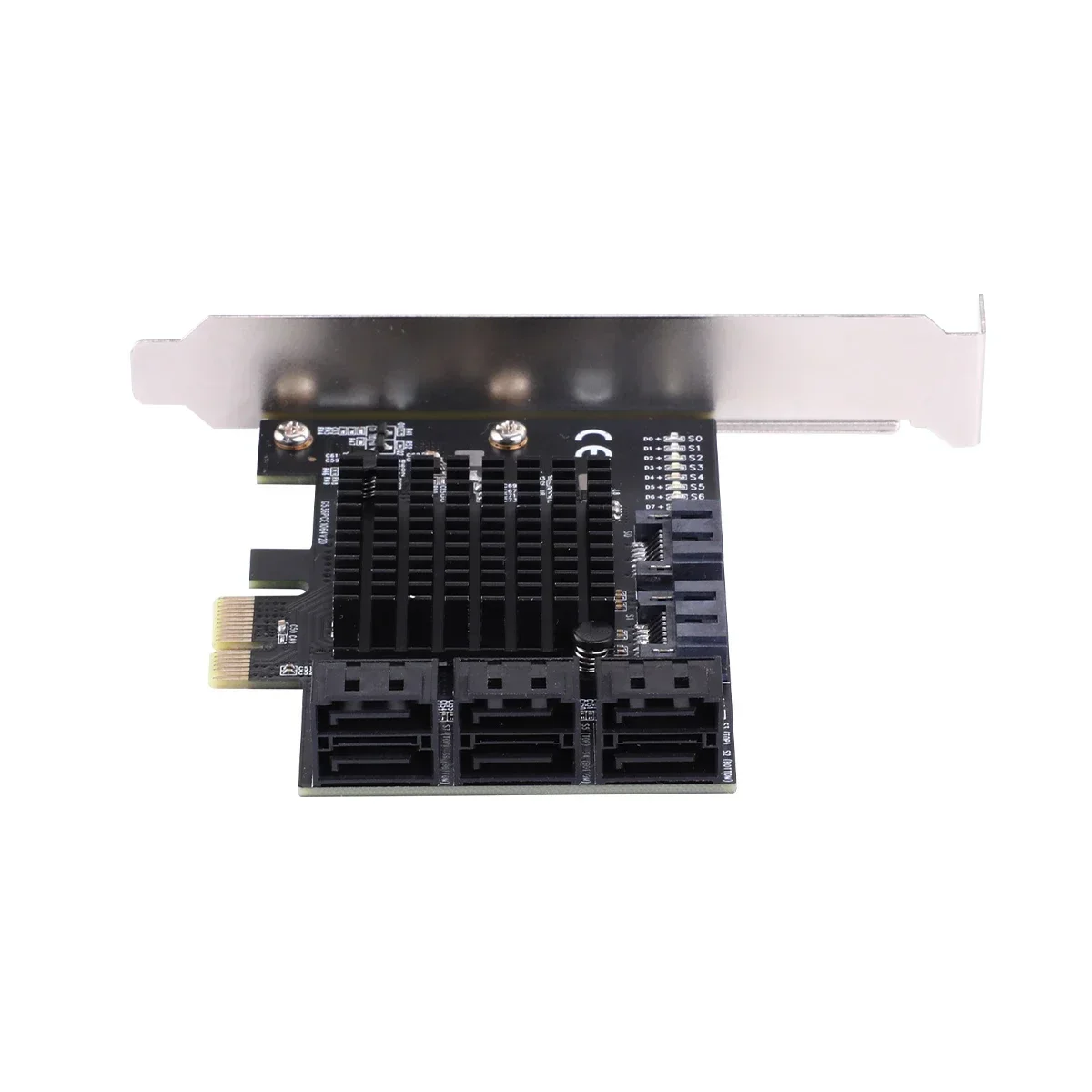 IOCREST PCIe gen3 x1 a 8 puertos 6G SATA III 3,0 controlador tarjeta de expansión sin raid soporte de perfil bajo - imagen 5