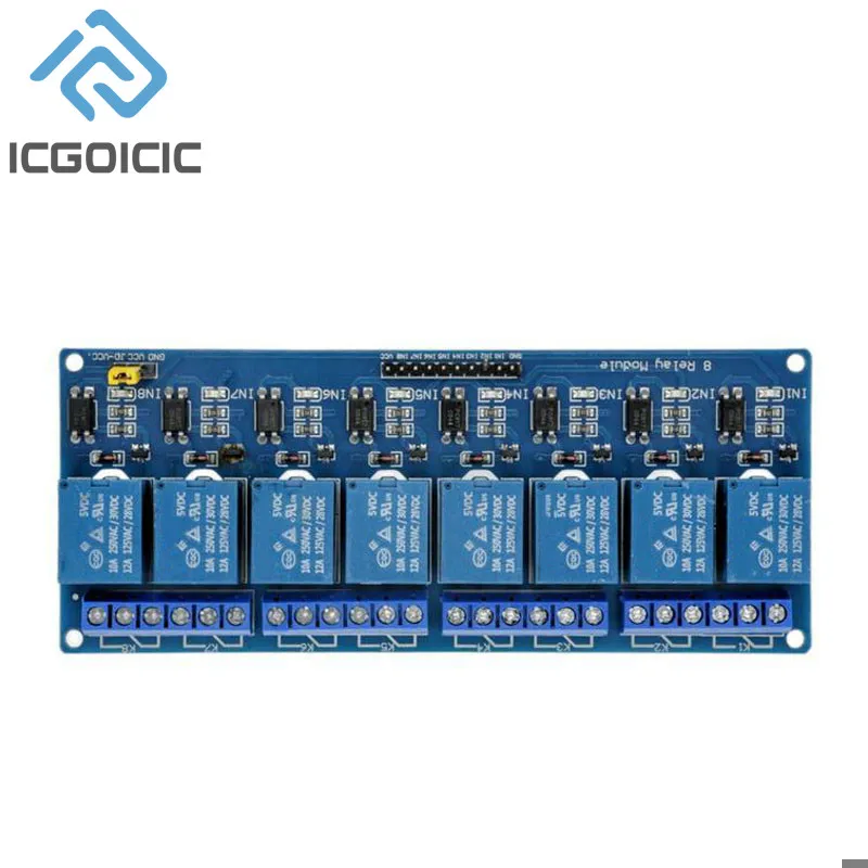 Módulo de relé de 5V 1, 2, 4, 6, 8 canales con optoacoplador KY-019 1/2/4/6/8 vías para Arduino - imagen 5