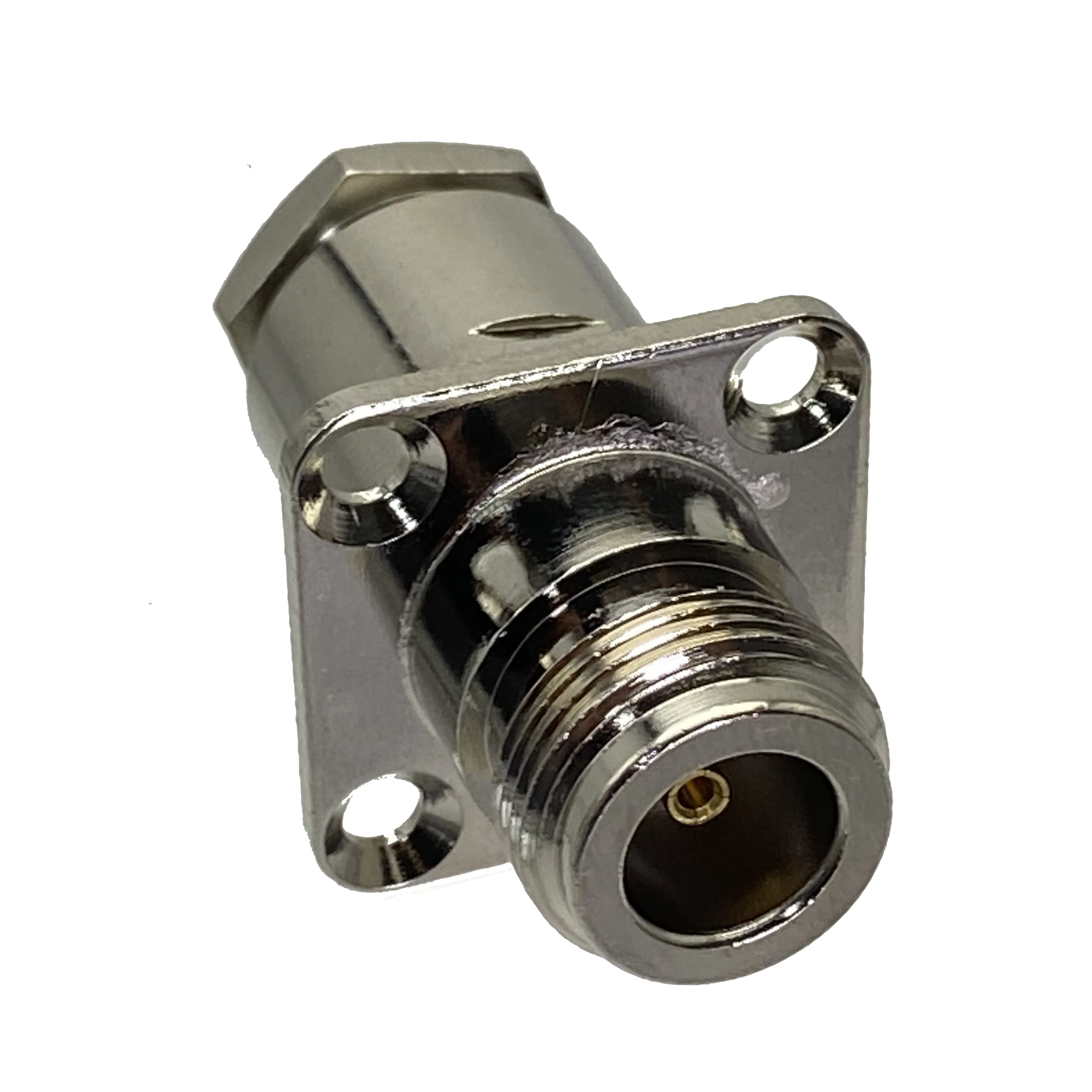 Abrazadera de brida con conector N hembra, Conector de 4 agujeros, 25mm, RG8, RG213/214, LMR400, 1 piezas - imagen 2