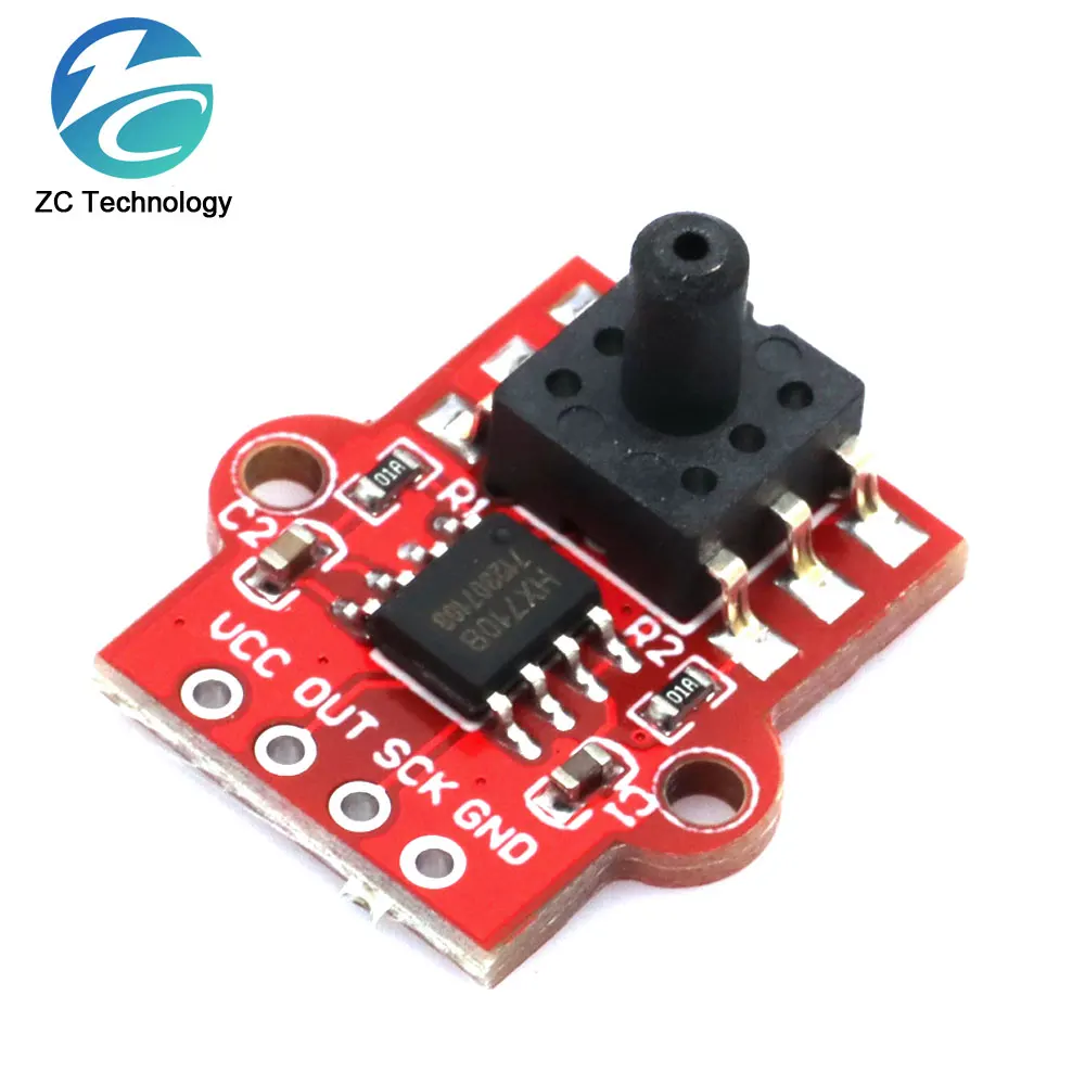 Módulo de Sensor de presión para Arduino, placa controladora de nivel de agua líquida Digital, tubo suave, conexión de 3,3mm, DC 2,5 V, 5V, 0-40KPa - imagen 3