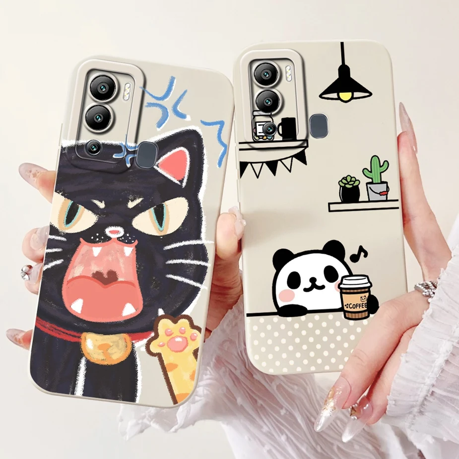 Funda de TPU suave con dibujos animados para Infinix Hot 12 Pro, 12, 12, X665 - imagen 2