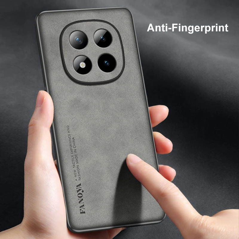 Para Xiaomi Redmi Note 15 Pro Plus 5G funda de lujo de cuero PU funda de teléfono para Redmi Note 15 Pro + funda trasera protección de silicona - imagen 5