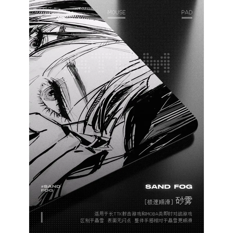 ATOM Anime alfombrilla de ratón de resina mejorada suave FPS Esports personalizado alfombrillas de escritorio de gran tamaño alfombrillas de ratón para juegos accesorios para jugadores de PC - imagen 3