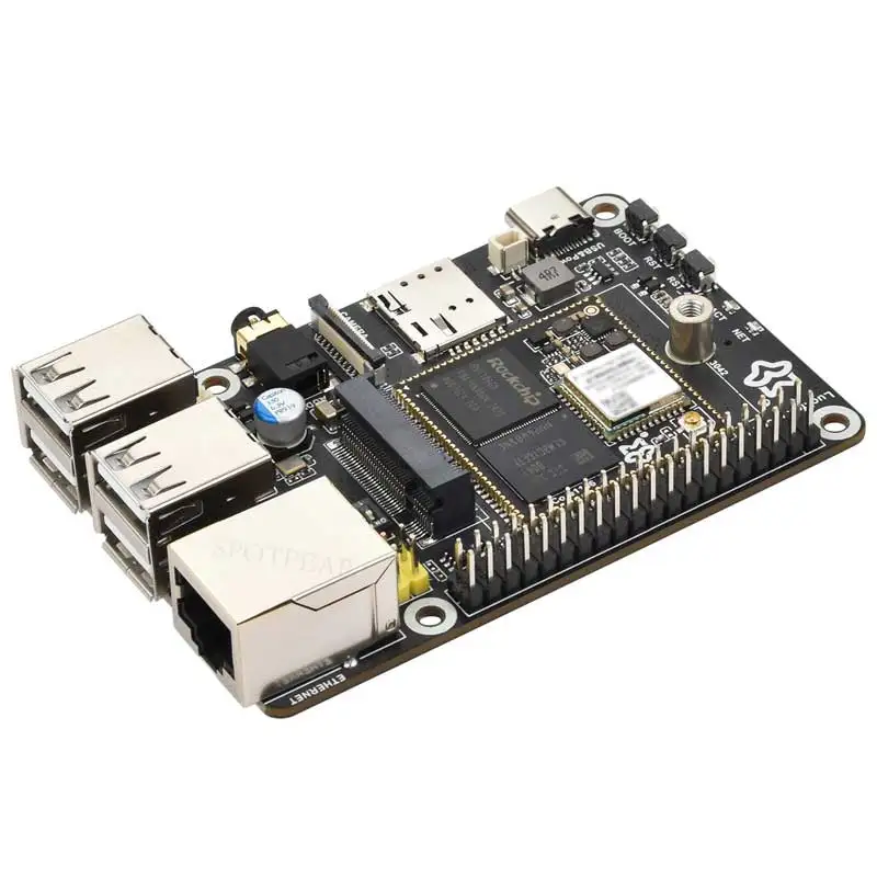 Luckfox Pico Pi A/B EMMC opción de micrófono WiFi6/4G RV1106 G2/G3 RAM 128/256MB Core1106 tamaño de puerto de visualización de Audio Compatible - imagen 3