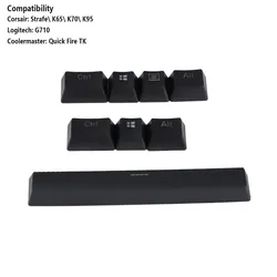 Teclas PBT Doble Disparo Spacebar para Razer Corsair Logitec