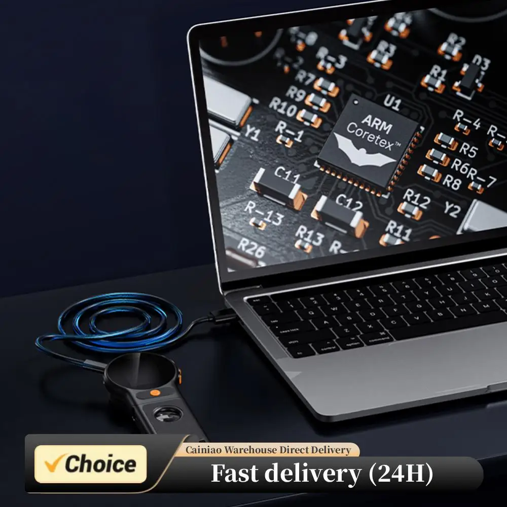 Microscopio Digital con aumento de 500X, pantalla IPS de 2 pulgadas, microscopio portátil de mano, cámara para reparación de relojes y joyería