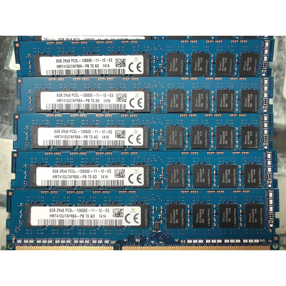 1 Uds RAM 8GB 2RX8 PC3L-12800E-11-13-E3 1600 memoria HMT41GU7BFR8A-PB/AFR8A-PB - imagen 5