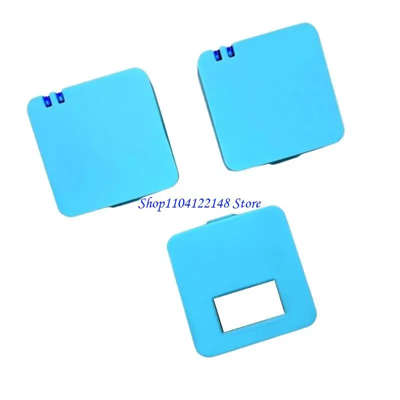 Funda silicona segura P9FA para podcasters viaje para micrófonos RODE Wireless Go/Go II