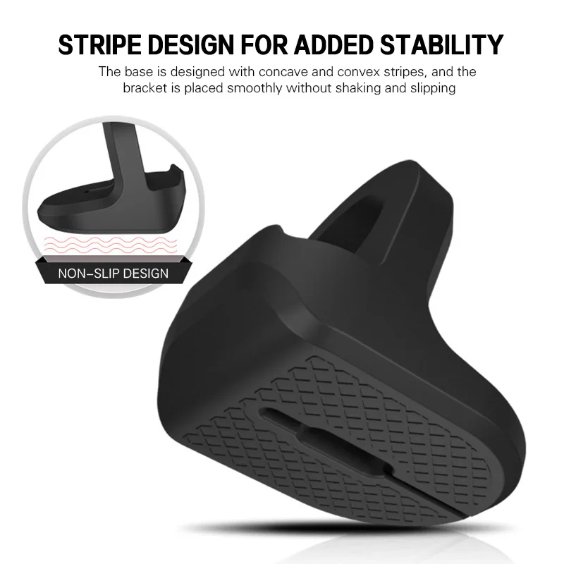 Soporte para Apple Watch Series 5/4/3/2/1, soporte para mesita de noche, estación de carga de silicona para el hogar, soporte de carga para iWatch - imagen 4