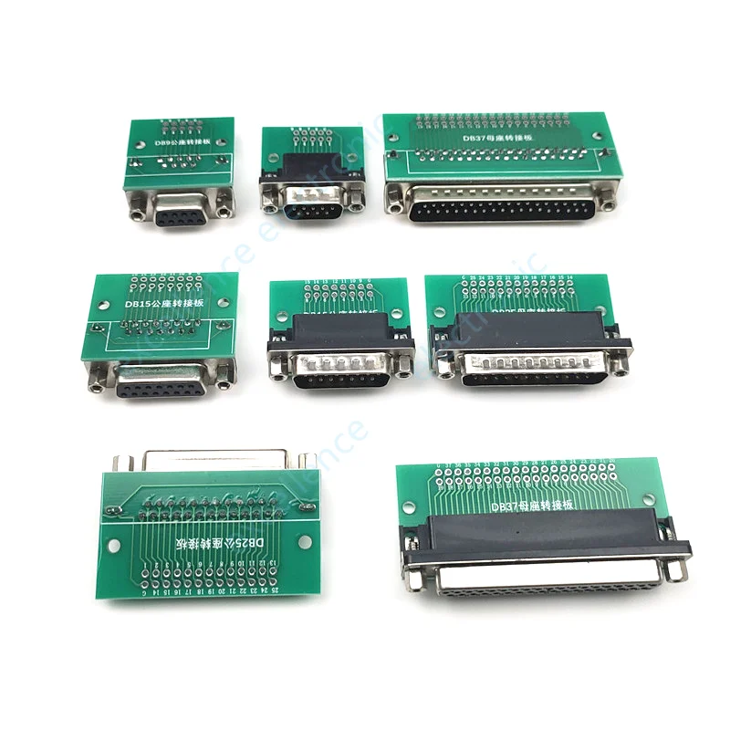 Placa adaptadora HDR DB macho/hembra, 9/15/25/37P, interfaz VGA a placa de circuito DIP 2,54, 1 piezas - imagen 2
