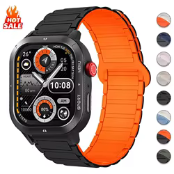 Correa magnética de silicona de 20mm y 22mm para HAYLOU IRON NEO, banda deportiva para Haylou Solar 5 2 Pro/2Pro/Haylou 4 4S RS4 Plus RS5 R8 S8 S6