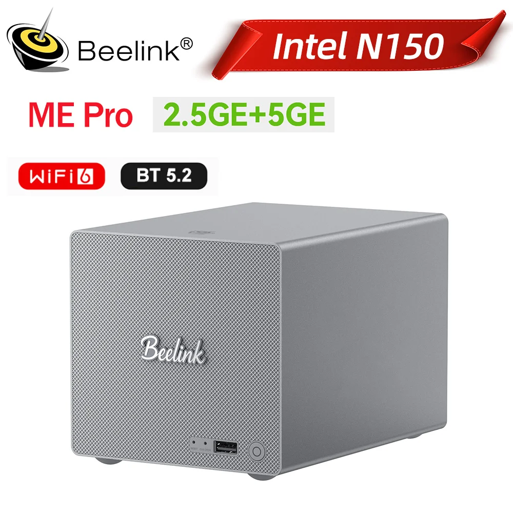 Beelink ME Mini Pro PC NAS Intel N95 LPDDR5 2.5Gb - imagen 4