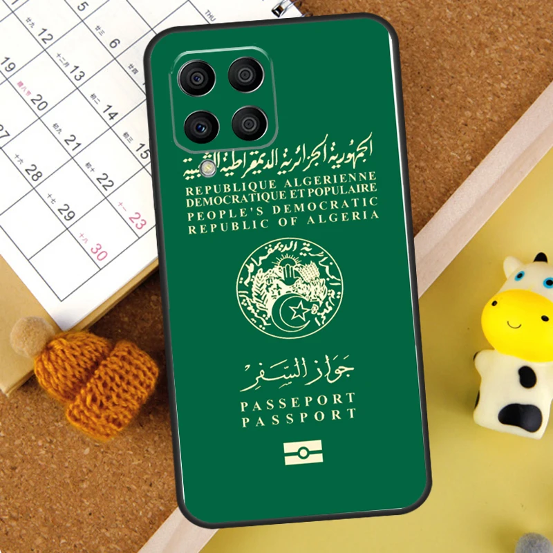 Funda para pasaporte argelino para Samsung Galaxy M15 M35 M55 M33 M21 M31 M16 M36 M56 M53 M13 M12 M32 M52 M14 M34 M54 - imagen 5