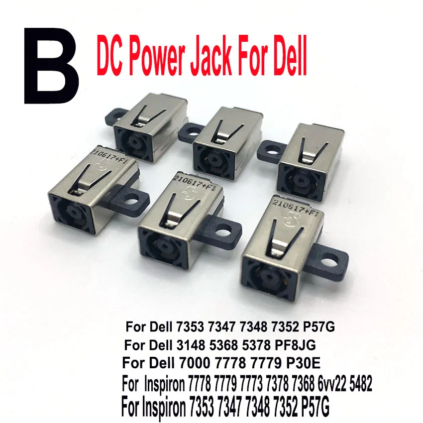 Conector de alimentación de CC para ordenador portátil, conector para Dell Inspiron 11, 15, 3000, 7568, 7353, 756, 3148, 7000, 7558, 5370, Vostro 5471, 1-50 unidades - imagen 4