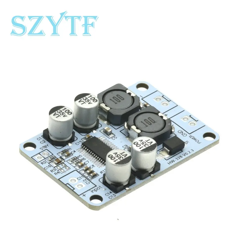 Placa amplificadora de potencia Digital Mono TPA3110 PBTL, módulo amplificador de potencia de 30W, 8 ~ 26VDC - imagen 4