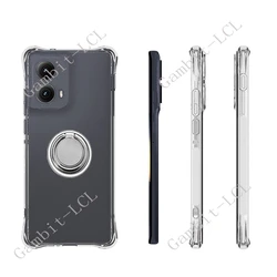 Motorola Edge 2024 5G – Funda Silicona TPU Soporte Anillo Antigolpes