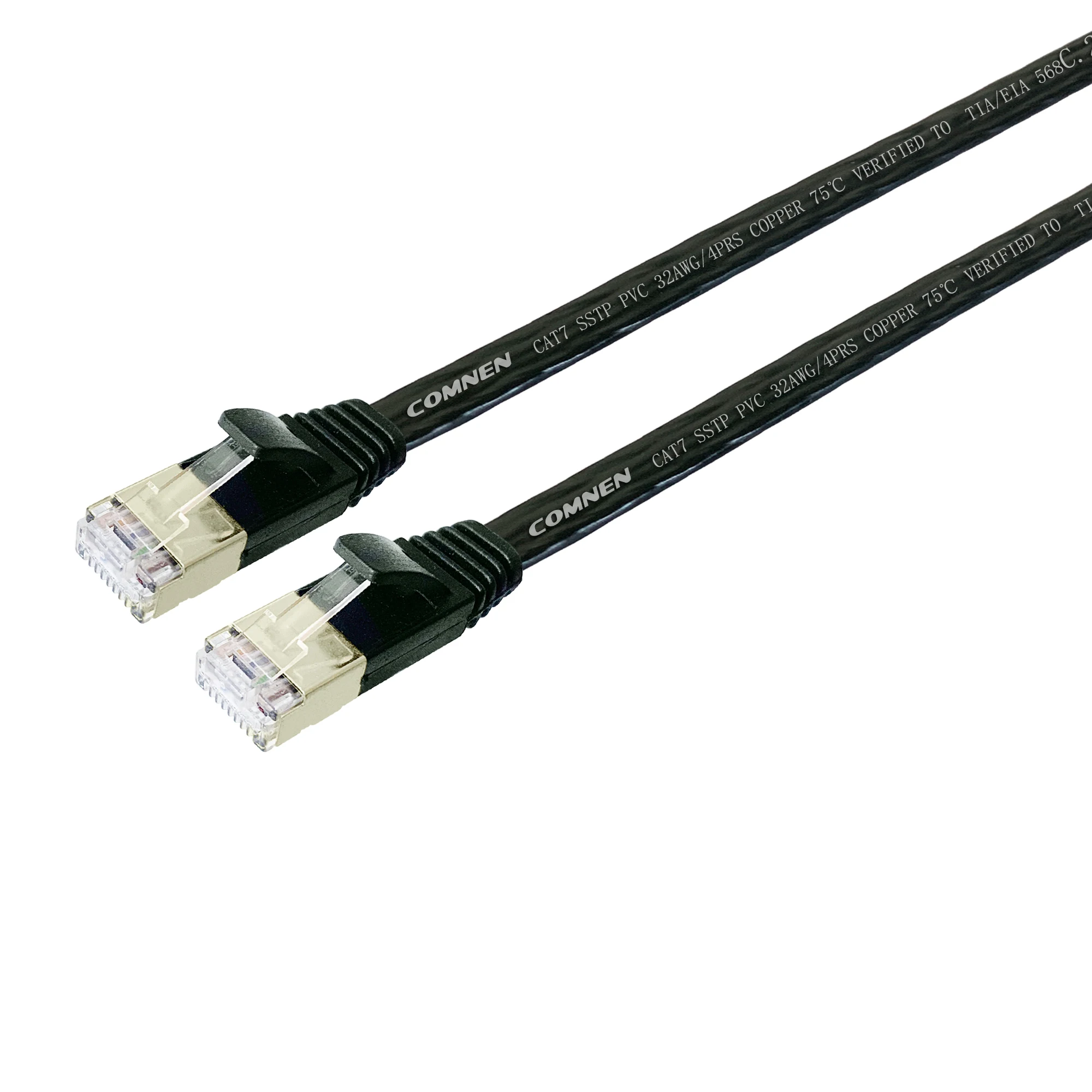 COMNEN-Cable Ethernet CAT 7/6 plano U/FTP de 0,15-10M, Cable de parche Lan Rj45, Cable Cat7 de 10Gbps, Cable LAN de alta velocidad para enrutador PS - imagen 3