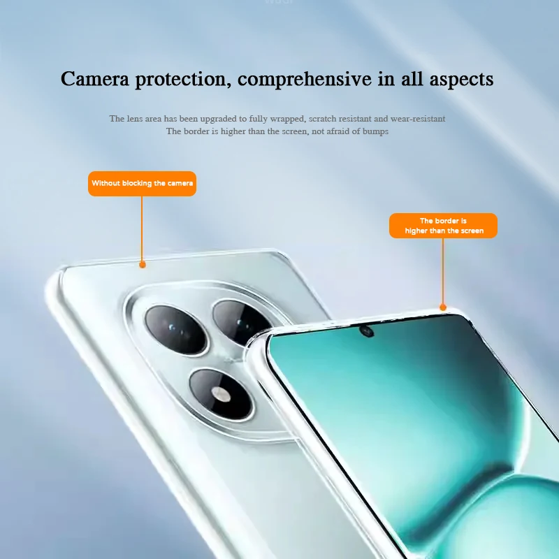 Funda de teléfono suave de TPU de alta calidad para Redmi Note 15 Pro Plus Pro + 5G Funda transparente protección de cámara contraportada transparente - imagen 5