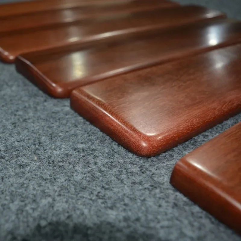 Reposamuñecas para teclado de madera, reposamanos ergonómico con grabado personalizable de madera para accesorios de teclado mecánico 65% 75% 80% - imagen 4