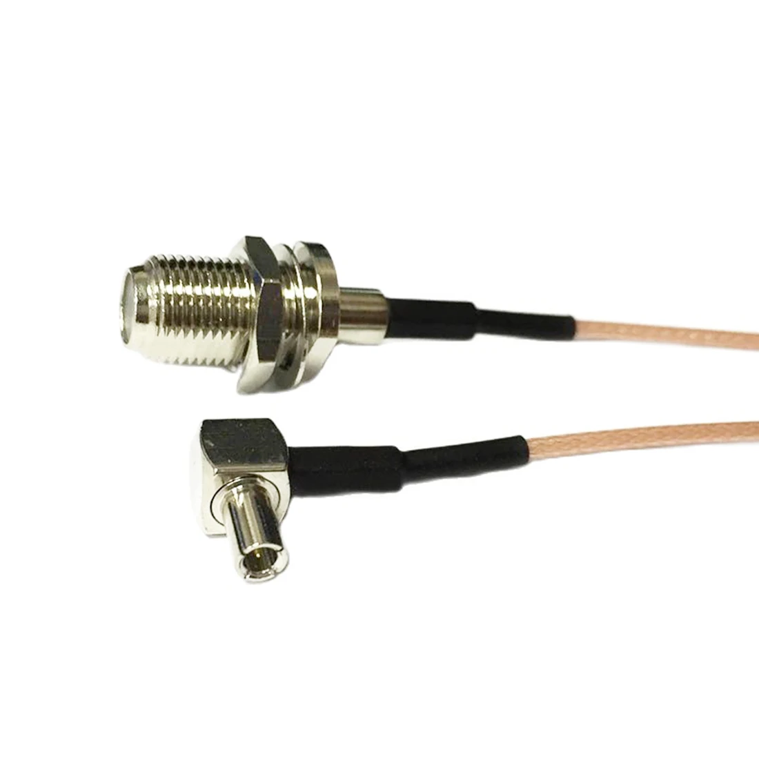 Nuevo interruptor Jack hembra tipo F TS9 Cable Pigtail recto de ángulo recto RG178 15cm 6 "para módem USB 3G - imagen 2