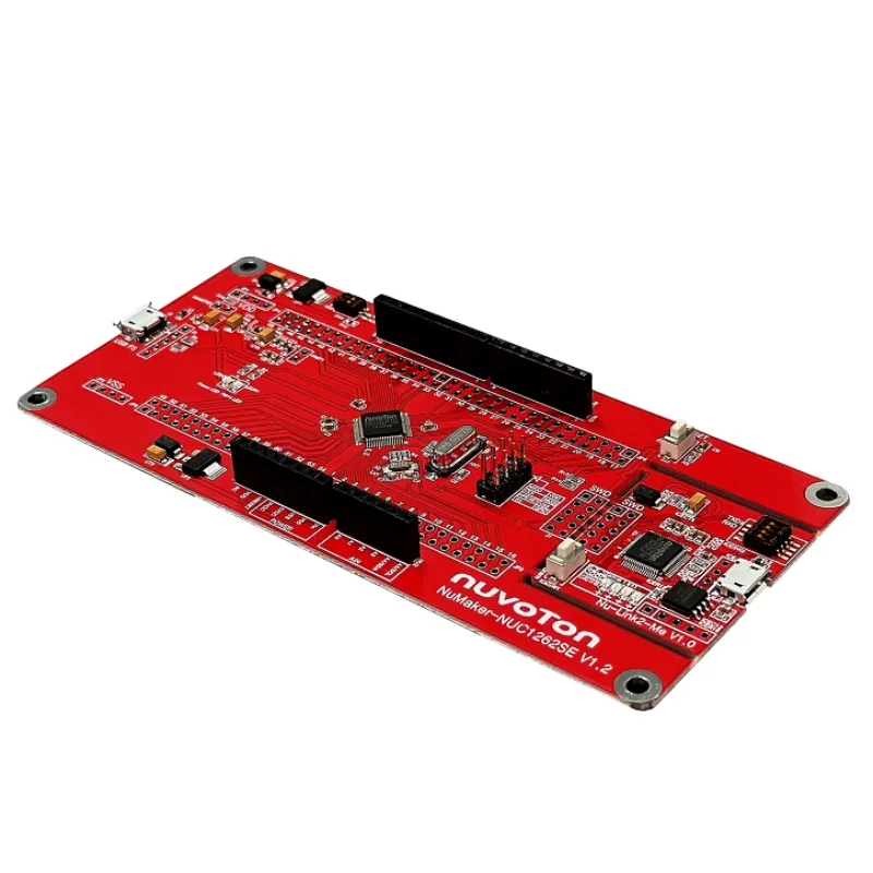 Placa de desarrollo NuMaker-NUC1262SE para desarrollo de sistemas integrados y creación de prototipos de hardware