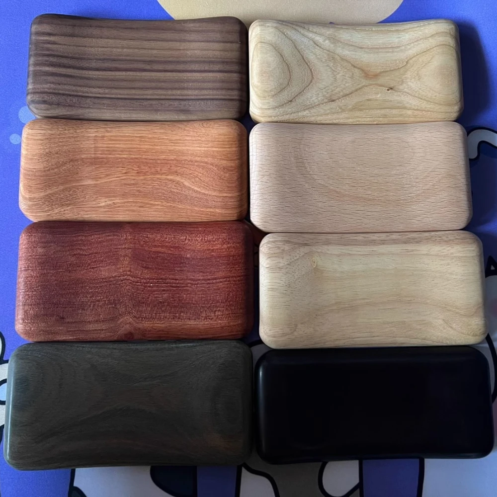 Reposamanos para teclado dividido, reposamuñecas de madera personalizado, palisandro de nogal, soporte de mano de madera maciza, teclado mecánico para Gamer Palm Stree