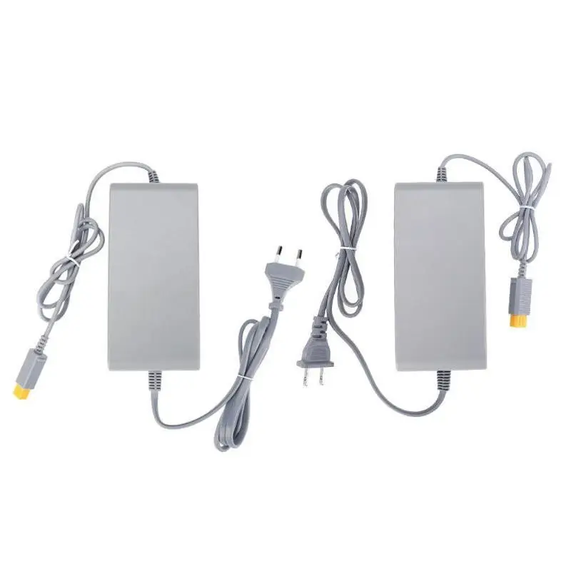 Fuente de alimentación de pared con adaptador de CA para consola Wiies U, cargador de pared con enchufe europeo, estadounidense y británico de 110V y 220V - imagen 4