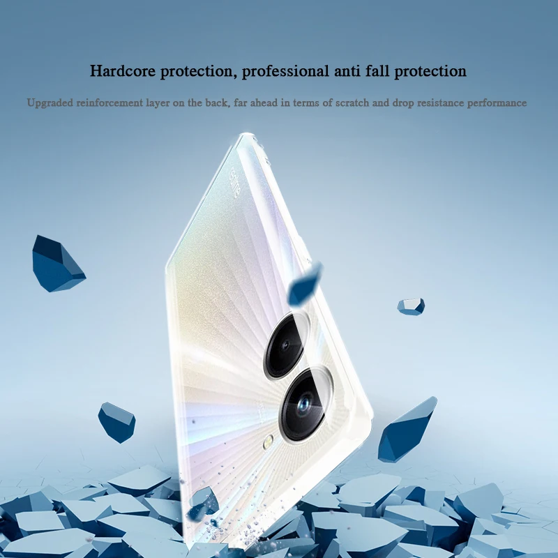 Funda de teléfono transparente de TPU para OPPO Realme 10 Pro Plus Pro + 10T 10S 5G, Funda protectora de lente de silicona suave y fina transparente - imagen 4