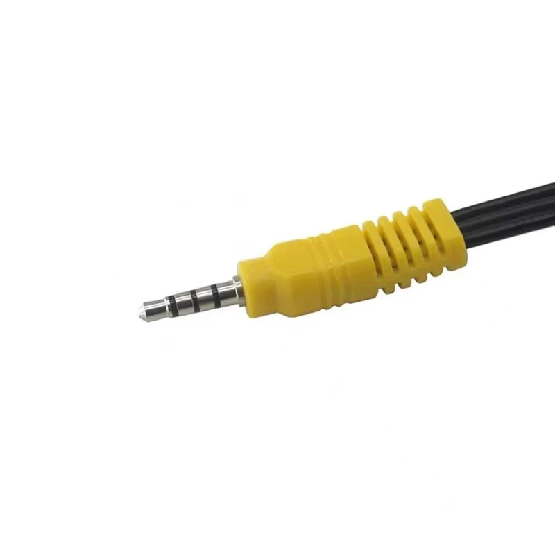 Cable de vídeo de 3,5mm macho a hembra Rca, Cable de vídeo amarillo, de 15mm blanco y rojo, cabezal de extensión 3,5, Cable Av uno a tres hembra, Cable de Audio Lotus - imagen 5