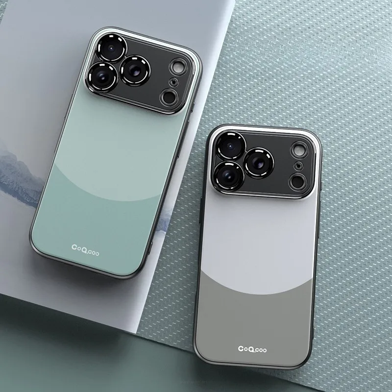 Para iPhone 17 Pro Max, 17 Pro funda ELVEV sensación de piel suave TPU protección de lente cubierta de teléfono de succión para iPhone Air - imagen 5