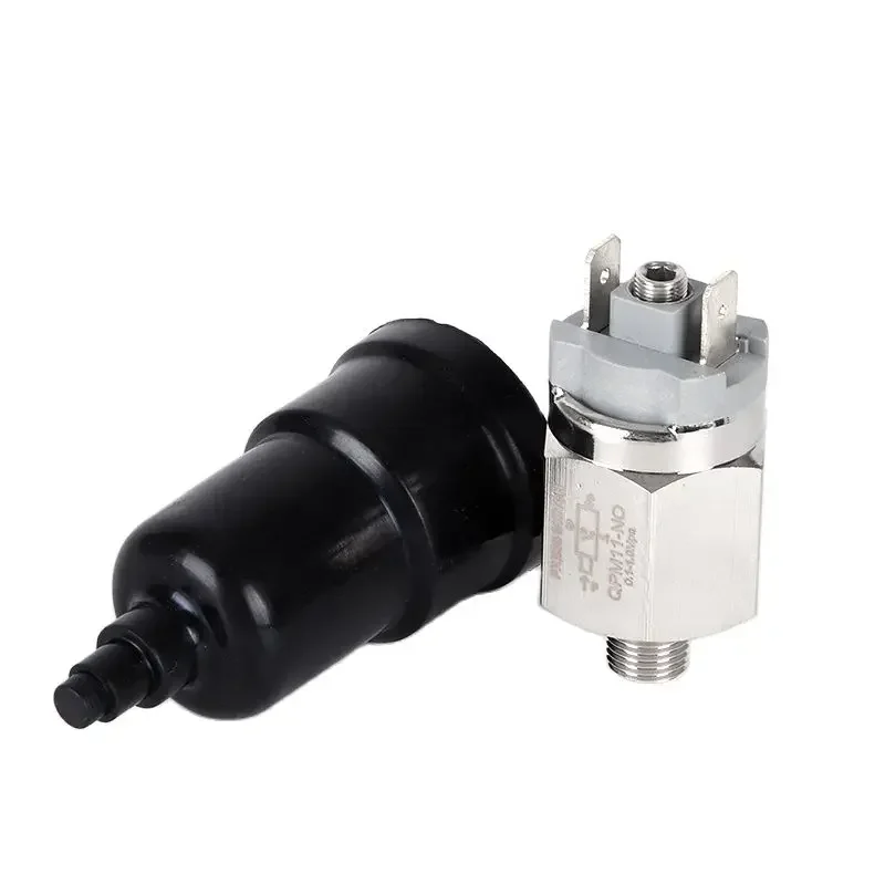 Interruptor de presión ajustable hidráulico QPM/QPM11/ 4110124 T-NO/NC 1.6/3/5/10 MPA Alto Aceite 1/4'' 1/8" Controlador de diafragma mecánico - imagen 5