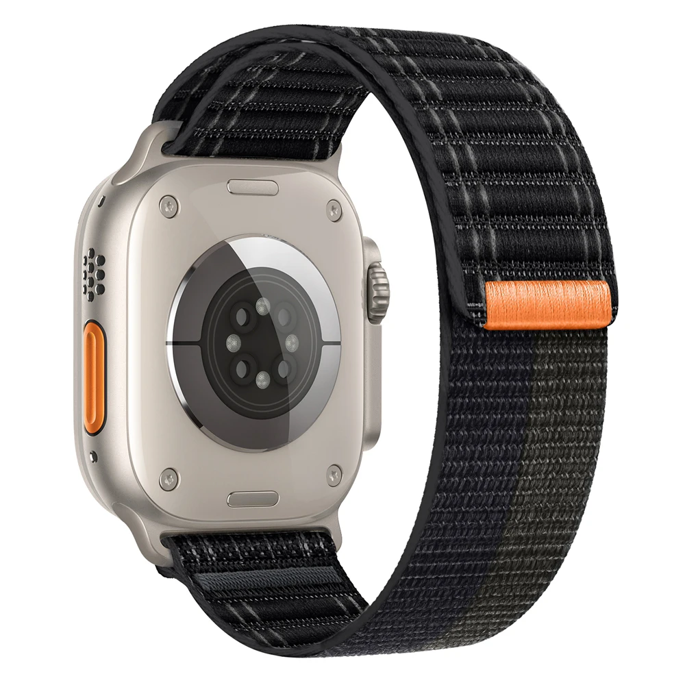 Correa deportiva de nailon transpirable para Apple Watch Series 9, 8, 7, 6, 5 SE, iWatch Ultra 2, 49mm, 45mm, 44mm, 41mm, 40mm - imagen 4
