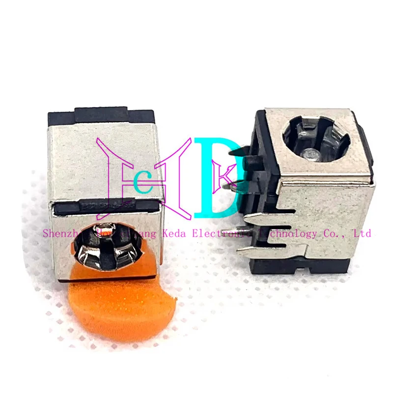 5 uds toma de corriente de carga CC de alta corriente DC-007B 5,5*2,1mm 5,5*2,5mm soporte de cobre para toma de corriente de ordenador portátil DC007B DC007 - imagen 2