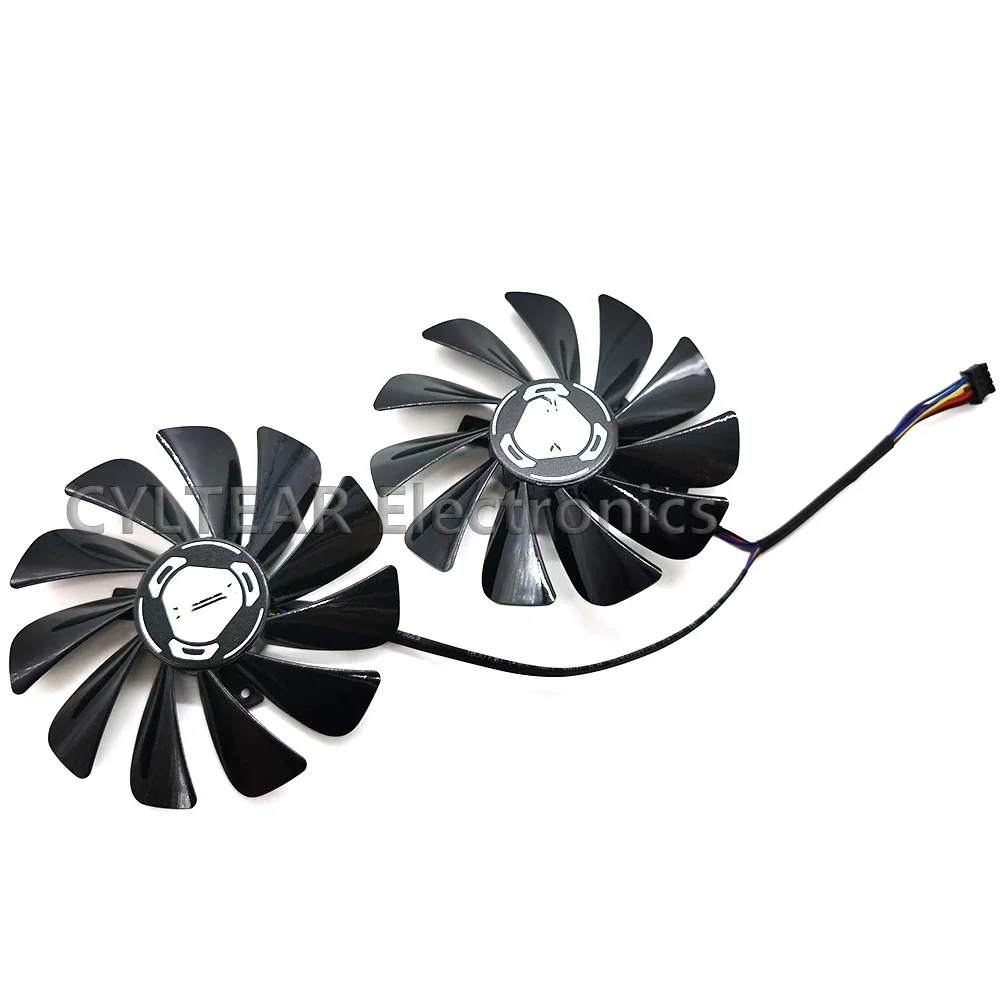 2 unids/lote 95MM FDC10U12S9-C 4Pin RX 5600XT 5700XT ventilador enfriador para XFX Radeon RX 5600 5700 XT RAW II ventilador de refrigeración de tarjetas gráficas