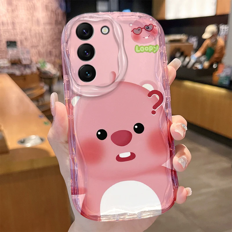 Funda Loopy Wave para Samsung Galaxy S25 S24 S23 S22 S21 Ultra Plus S20 FE A73 A72 A71 A56 A55 A54 5G A52 A52S A51 4G - imagen 3