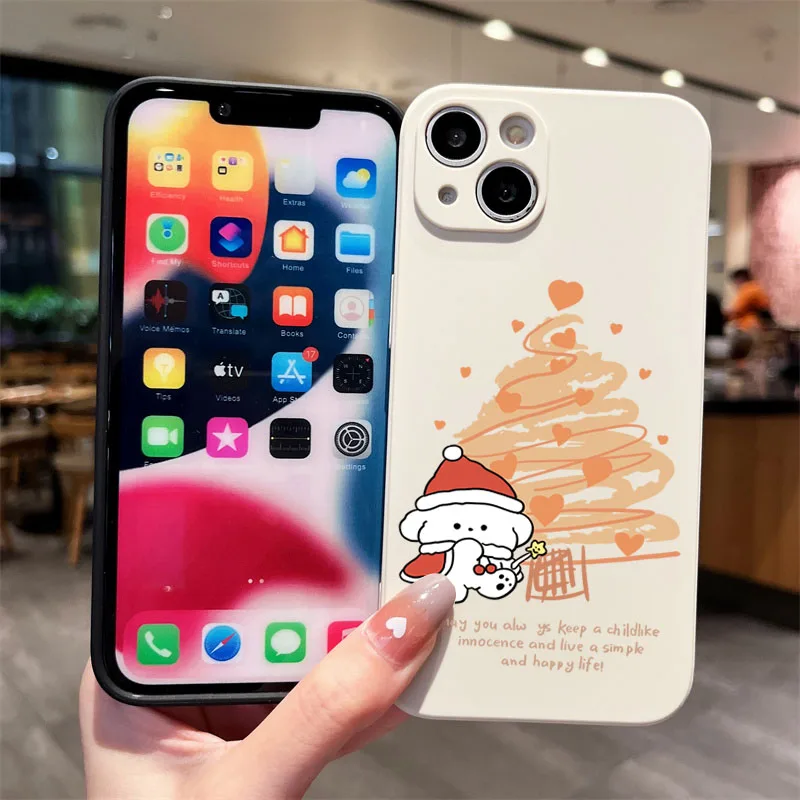 Funda de teléfono con estampado de árbol de Navidad para Samsung Galaxy A16 A36 A56 A26 A55 A54 A53 A52S A35 S25 S24 S23 Ultra S22 Plus S21 FE - imagen 2