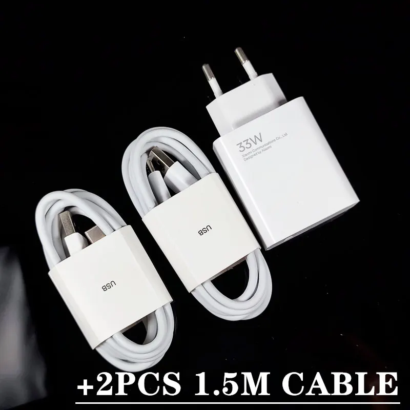 EU 2PCS 1.5M cable