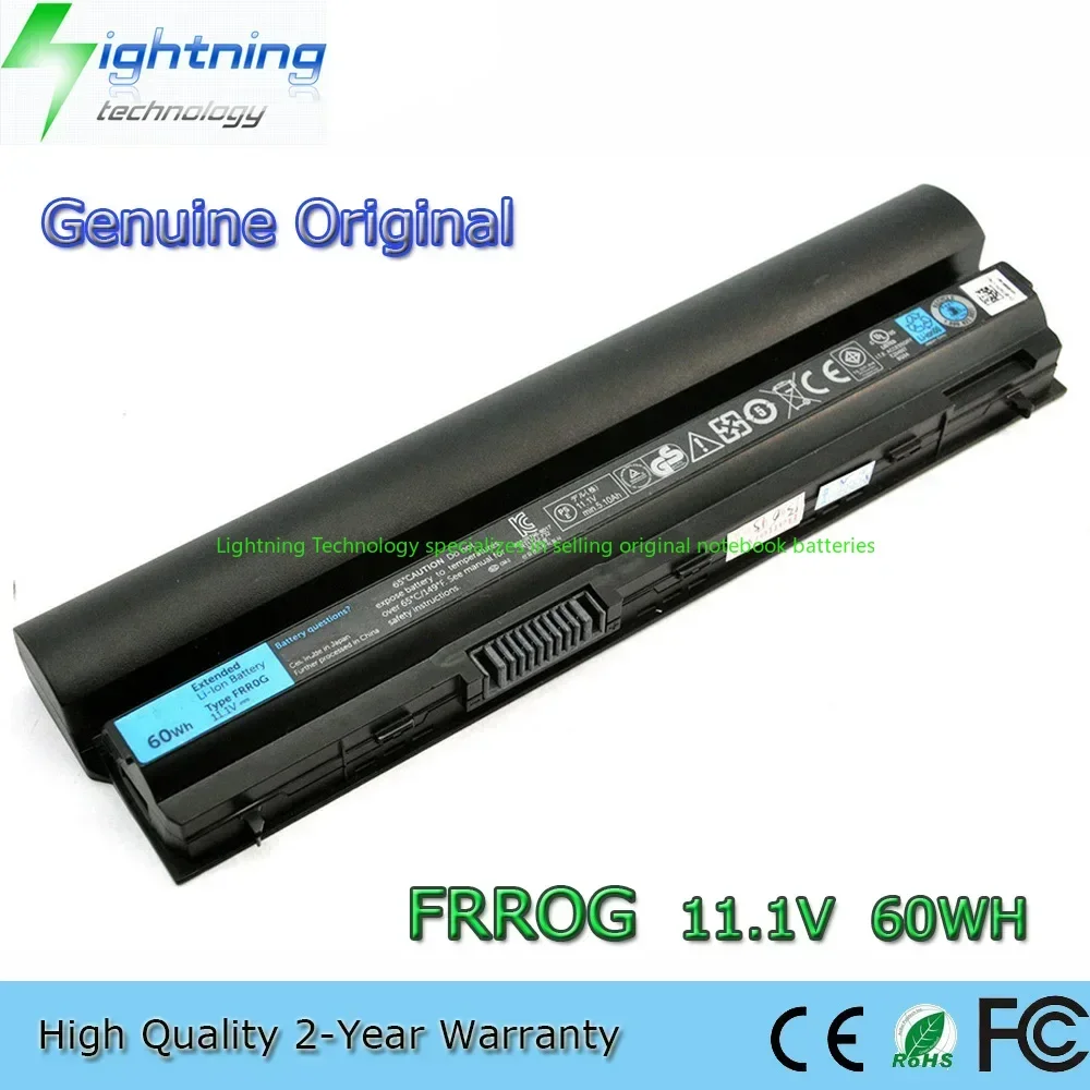 2025 Año Original y genuino FRR0G 11,1 V 60Wh batería de portátil para Dell Latitude E6220 E6230 XFR E6330 E6430S E6120