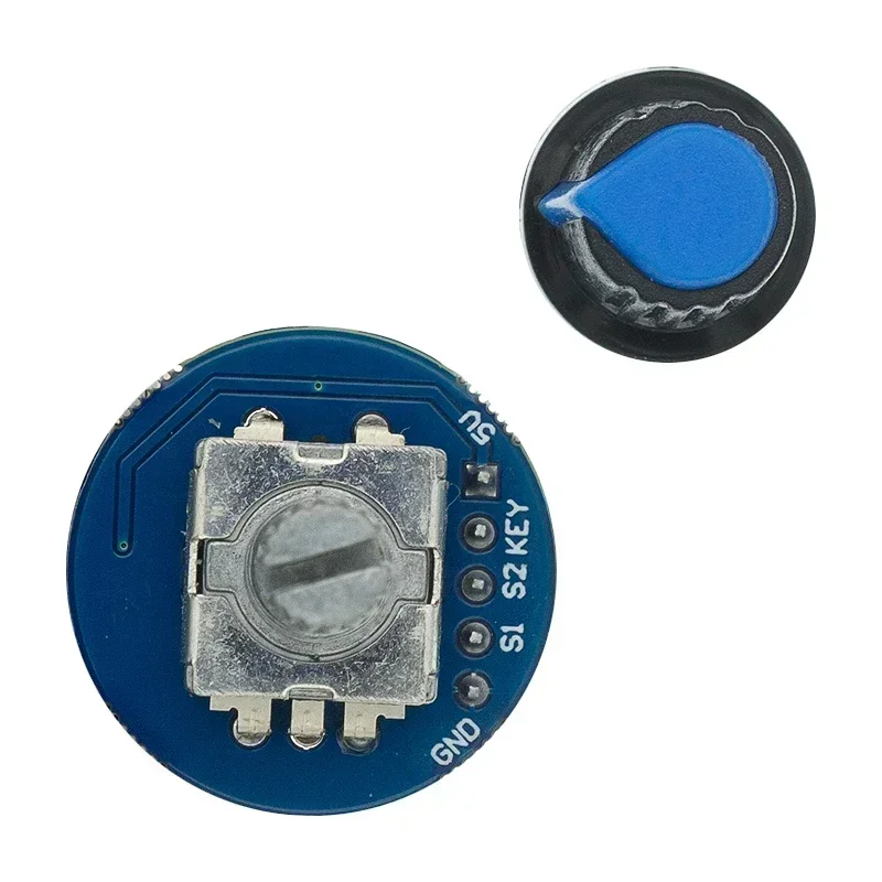 Sensor de desarrollo Arduino, módulo codificador rotatorio de ladrillo, tapa de perilla de potenciómetro giratorio de Audio redondo EC11 - imagen 4