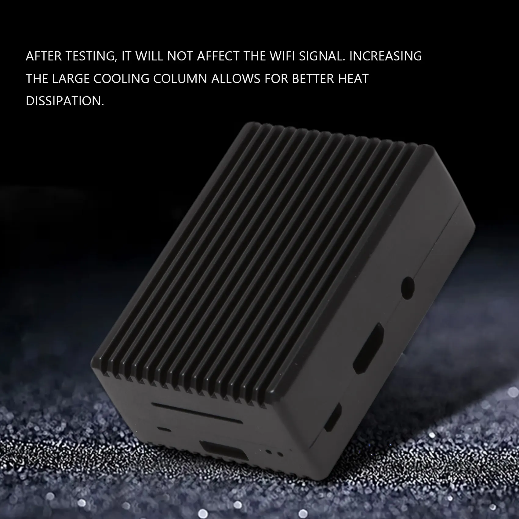 Carcasa de aleación de aluminio para Raspberry Pi 3B/+ 3B, carcasa de refrigeración pasiva, carcasa de Metal, disipación de calor, Modelo 3B - imagen 3