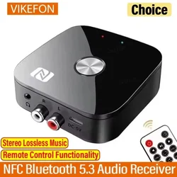 Receptor Bluetooth 5.1 aptX HD RCA y jack 3,5 mm para TV/coche