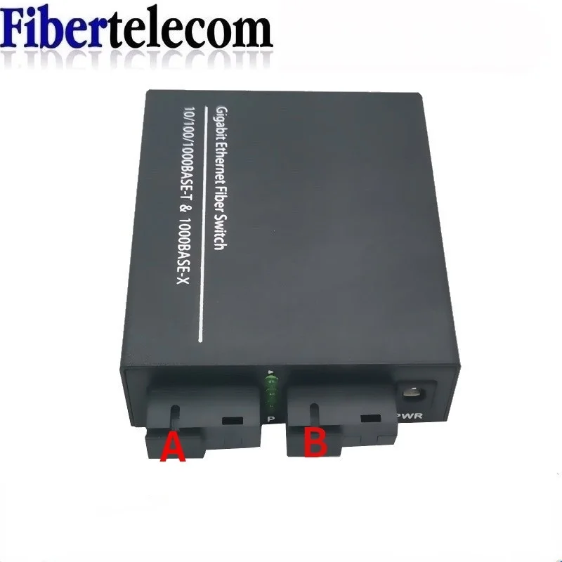 Convertidor de Medios Fibra Óptica 4 RJ45 + 2 SC Gigabit Ethernet - imagen 3