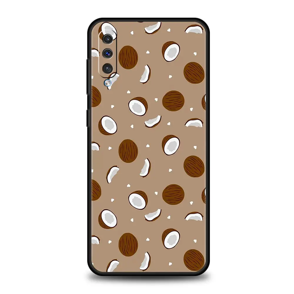 Funda para Teléfono Samsung A56 A36 A26 A24 A12 A14 A16 A50 A70 A20E A20S A22 A40 A34 A54 A42 A52 5G A04s A06, Diseño Verano Coco - imagen 3